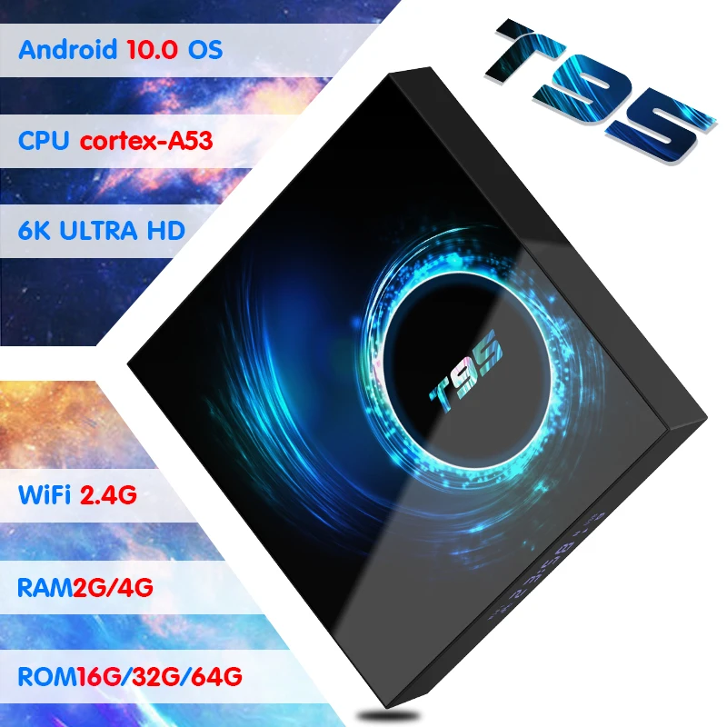 ТВ приставка T95 Android 10 0 Netflix Youtube HD 6K Allwinner H616 чипсет Tv Box Air Mouse Remote Smart TV