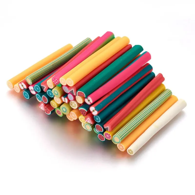 50 шт./пакет мм Полимерная глина ручной работы украшение для ногтей наклейка ухода