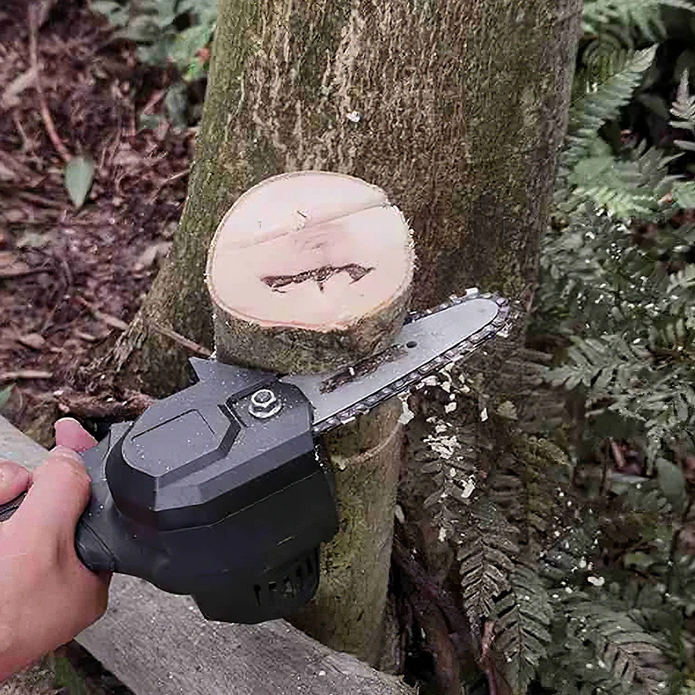 

4 Inch Mini Steel Chainsaw Chain Electric Saw Accessory Replacement Chain Woodworking Electric Pruning Saw Garden Logging Tools