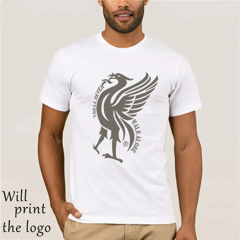 Ливерпуль футболка мужская Liverbird большой черный LFC подарок Официальная Лицензия