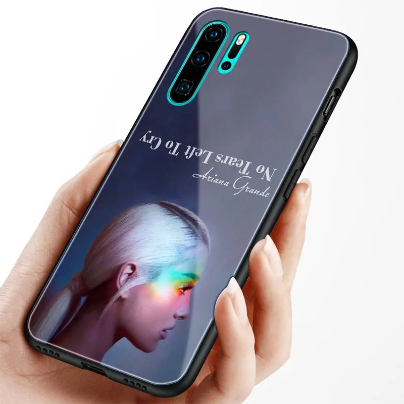 Ariana Grande Модный Новый чехол из закаленного стекла для телефона Huawei Honor V Mate P 9 10 20 30
