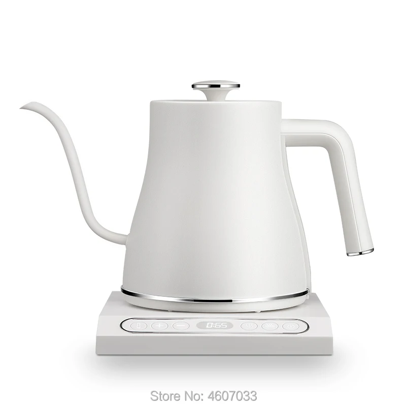 

0.8L Stainless Steel electric kettle With insulation coffee pot constant temperature control mini Gooseneck long nozzle teapot