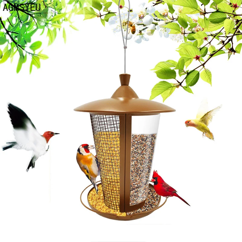 

AGMSYEU Creative Classification Outdoor Bird Feeder Metal Crafts Wall-mounted Garden Iron Art Combo Hummingbird Bird Feeder