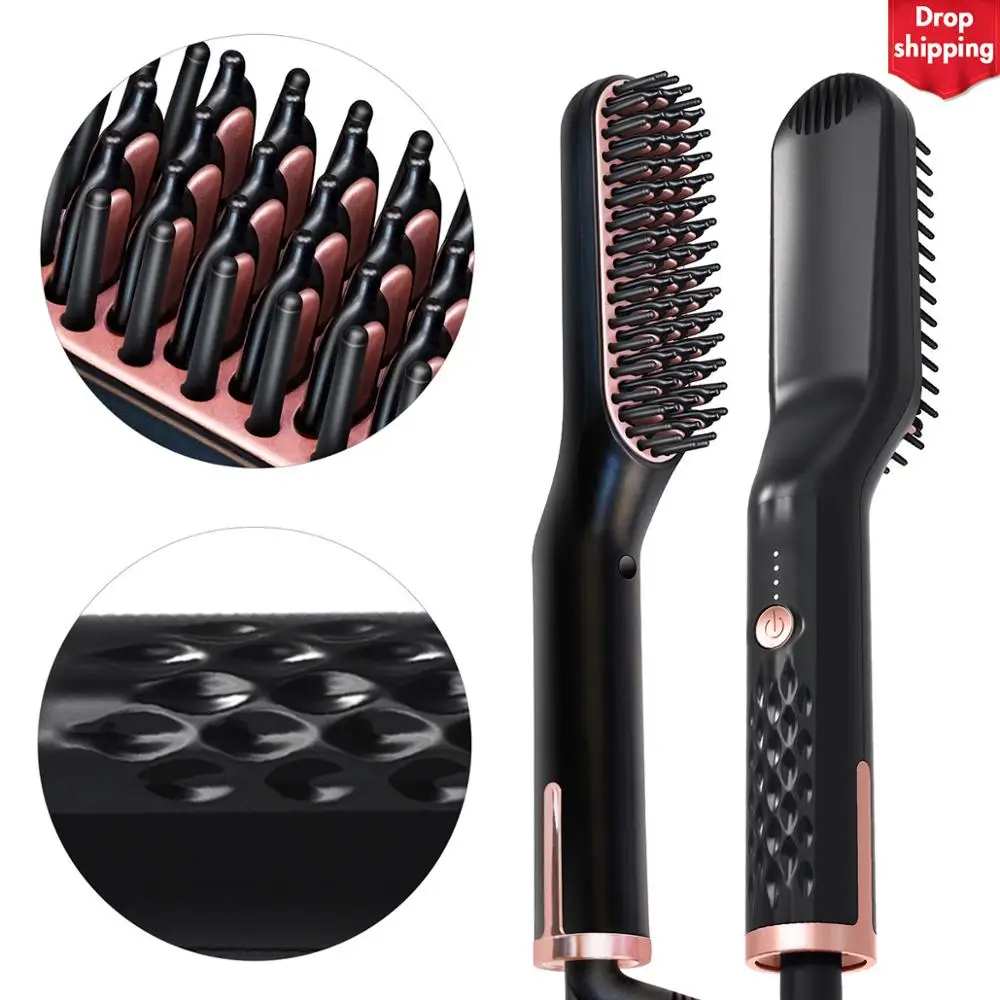 3 в 1 выпрямитель для волос щетка Быстрый обогреватель ионный Электрический