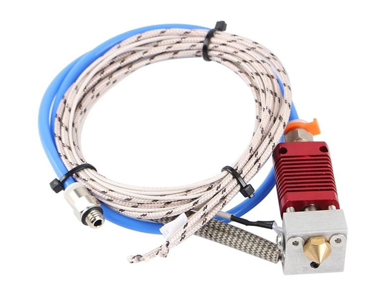 1 шт. MK9 экструдер Hotend Bowden 24 в 50 Вт печатающая головка 0,4 мм Насадка с силиконовым носком для Ender-3 3PRO CR-10S части 3d принтера