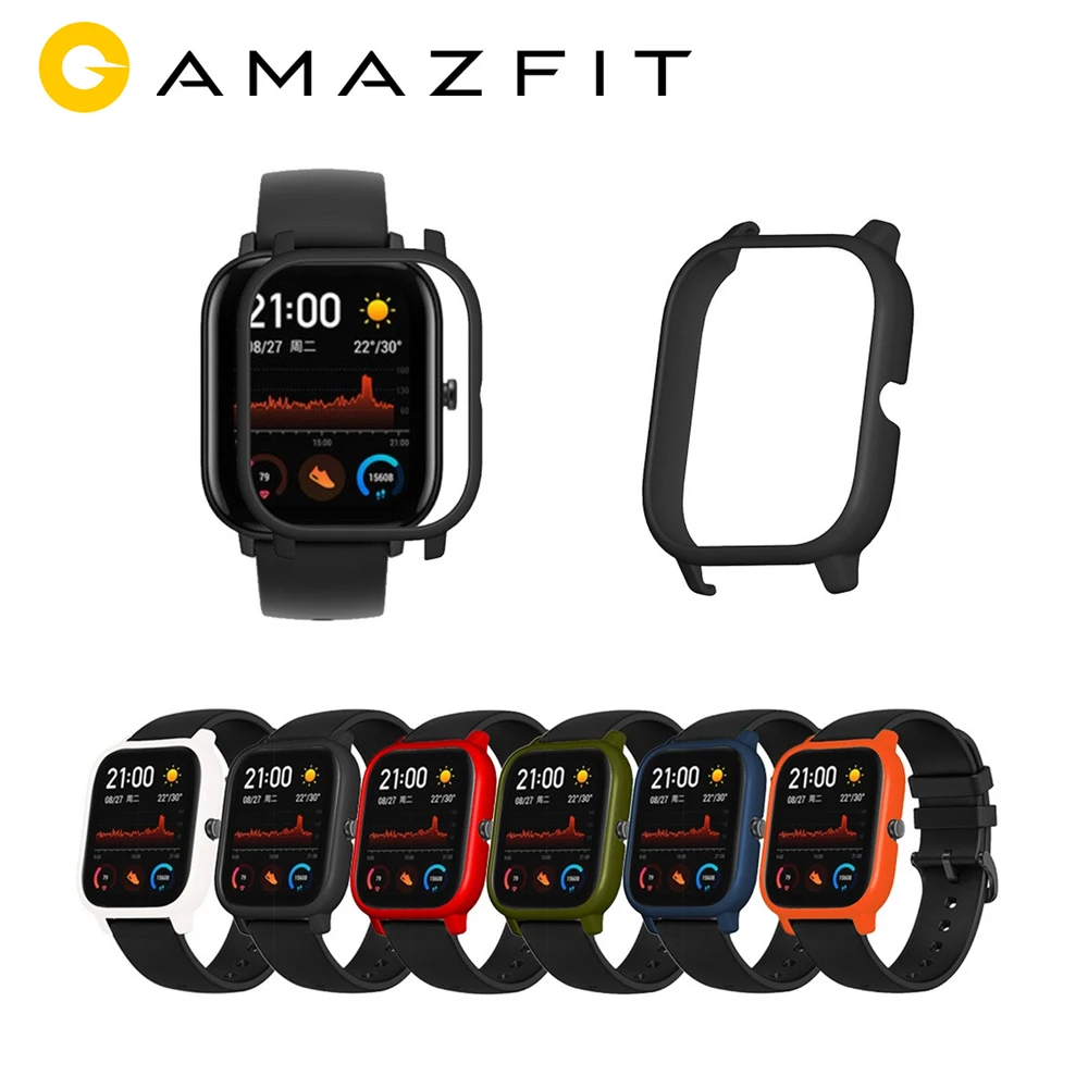 Сменный силиконовый ремешок и защитный жесткий чехол для HUAMI AMAZFIT GTS Smart Sports Watch |