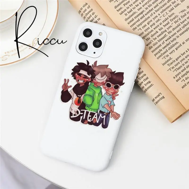 

Phone Case Dream Smp War Anime Phone Case for iphone 12 pro max mini 11 pro XS MAX 8 7 6S X XR Candy white Silicone Cases cover