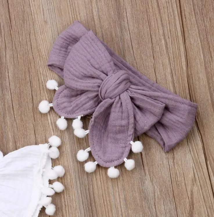 Комплект из 3 предметов для маленьких девочек одежда с кисточками Платье