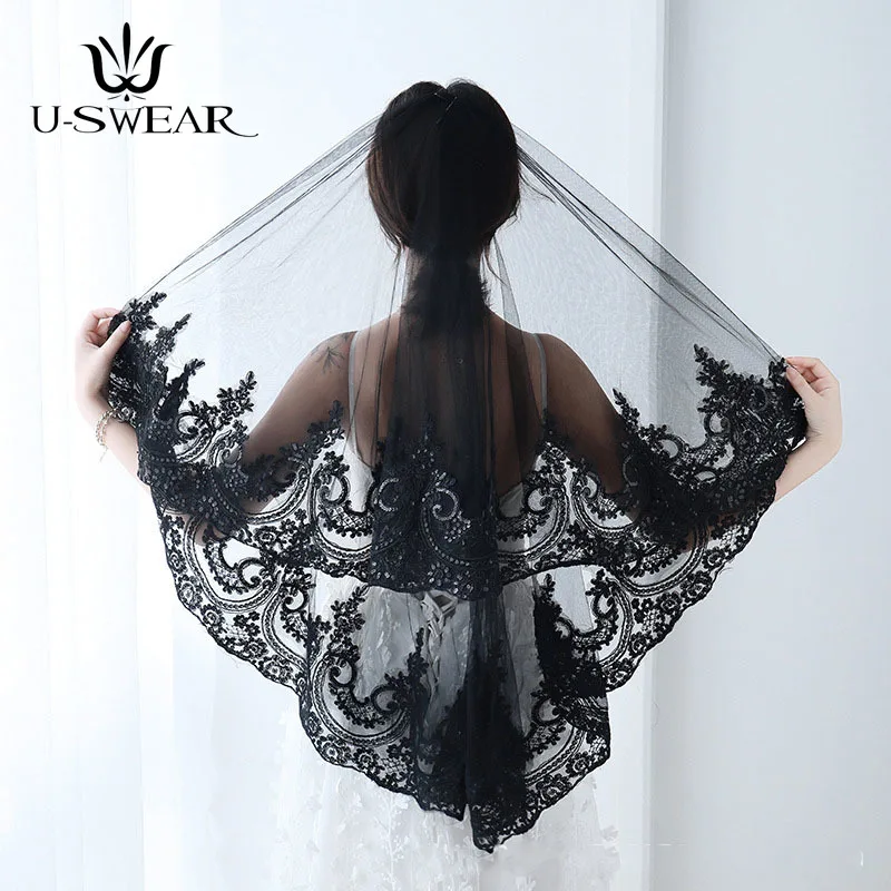 Женское фатиновое платье готическое черное кружевное с блестками в стиле ретро 1