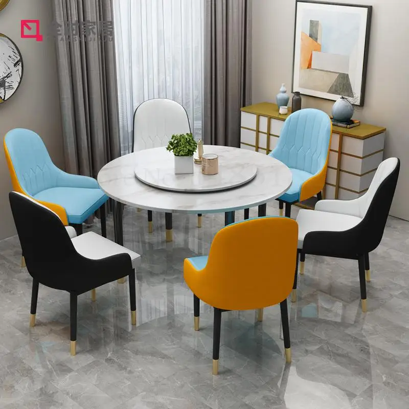 Современный минималистичный светильник роскошный стул для столовой домашний