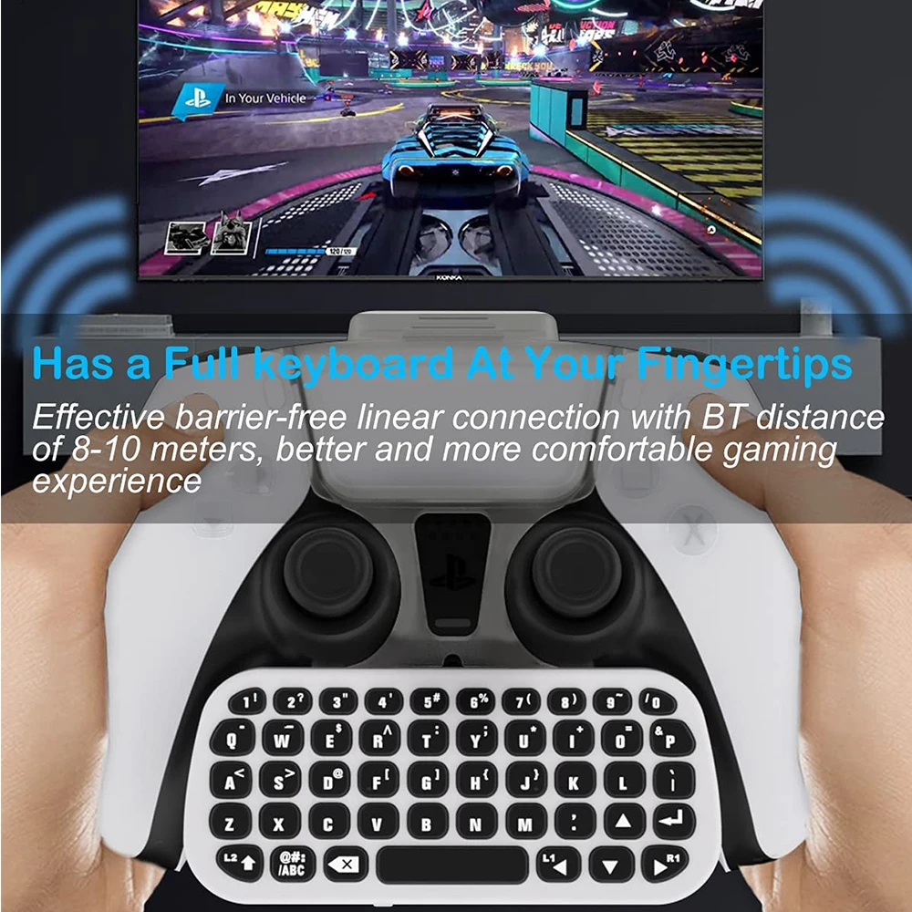 Клавиатура с ручкой Беспроводная Bluetooth-совместимая клавиатура 3 0 для PS5