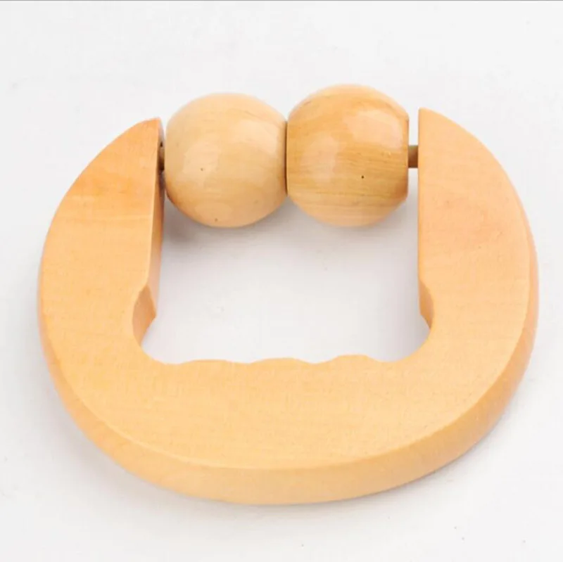 Новый деревянный массажер HANRIVER два шариковых ролика смешанная партия