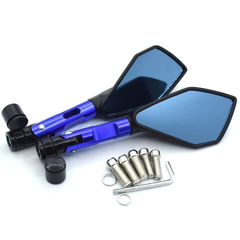 Универсальный ЧПУ Алюминиевый сплав голубое стекло зеркало заднего вида боковое