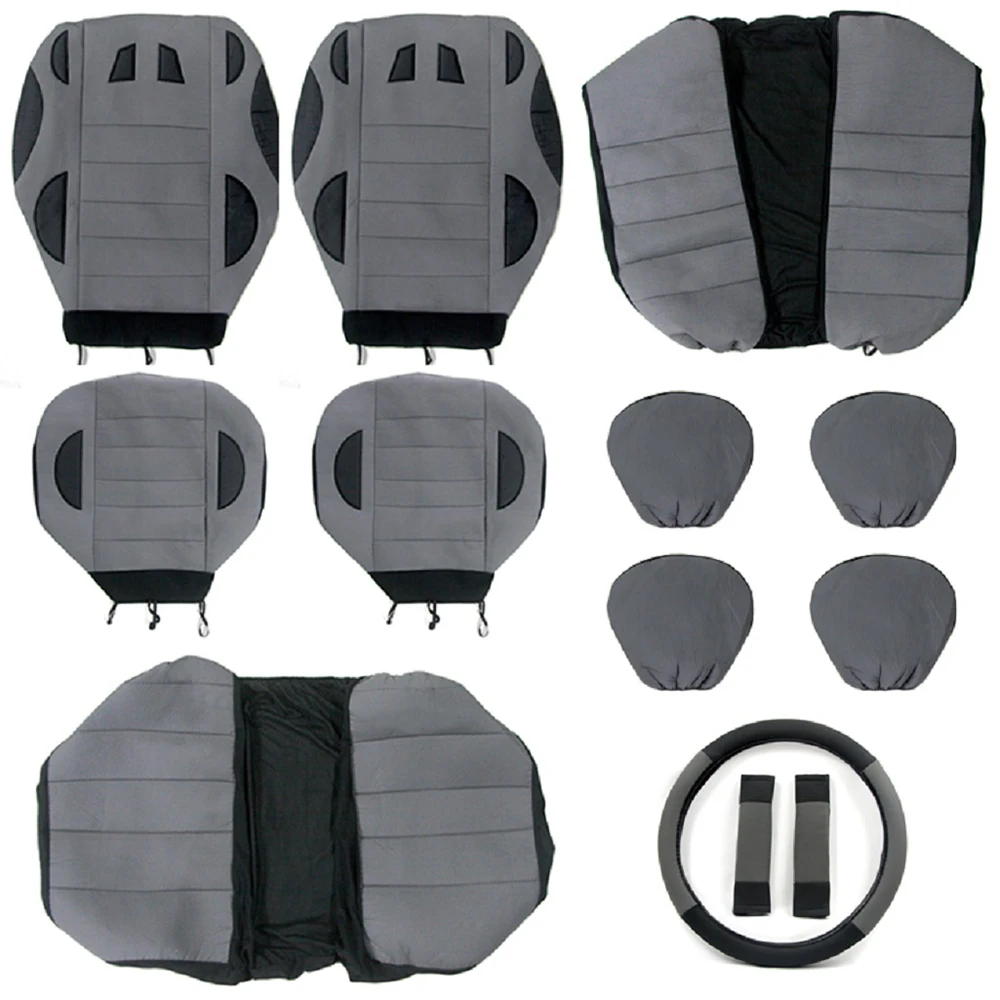

Pu Leather Car Seat Cover Set Universal Car Covers Auto Accessories for Citroen C4 CACTUS 2012 Covers for The Car Chair Support