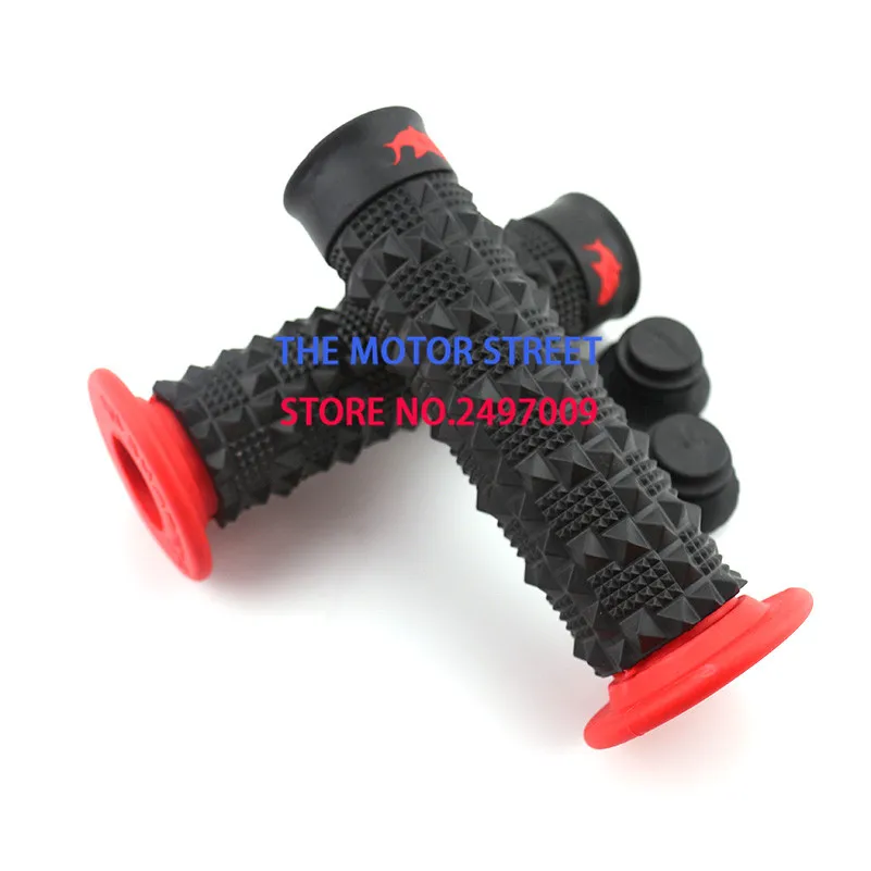

red colors available scooter rubber motorbike handlebar motorcycle accessories rubber pit bike grips for KTM moto