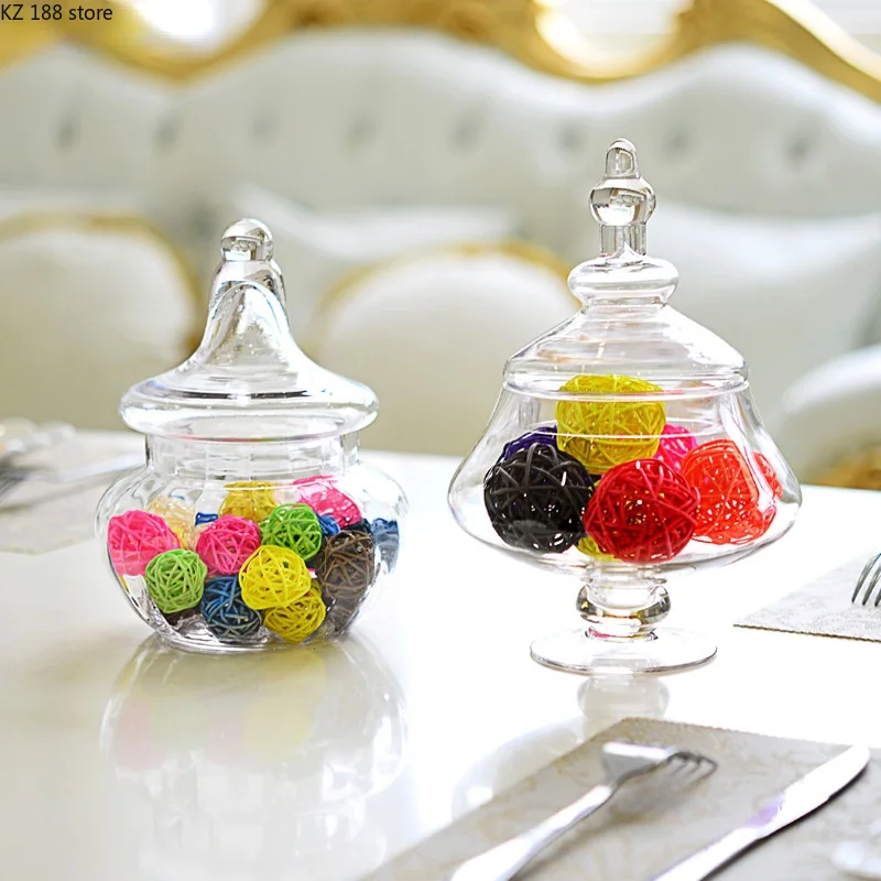 Прозрачная стеклянная банка многофункциональная искусственная кожа ремесла