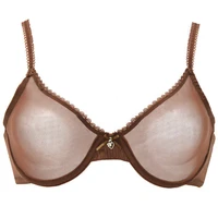 hot selling women mesh bra see through bras panties sexy gauze thin transparent bras ultra thin underwear underwire
