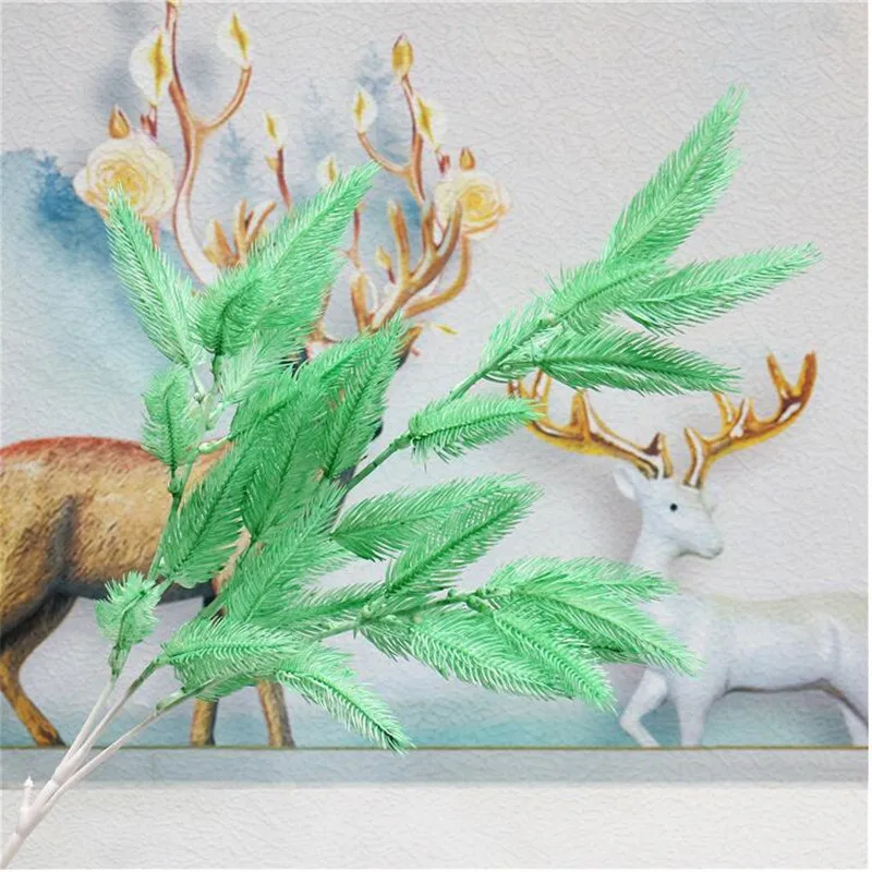 10Pcs Fake Feather Maple (3 stems/piece) 29.92" Length Simulation Plastic Flowers for Wedding Home Decorative Artificial Flower | Дом и