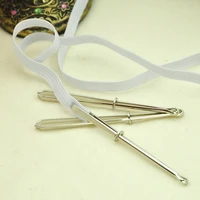 2pcs high quality garment clips sewing diy tools elastic band tape punch cross stitch practical wear elastic clamp wear rope