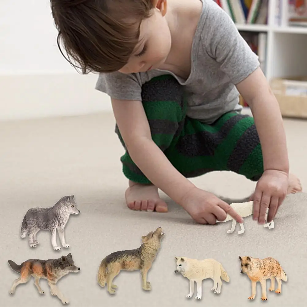 6 шт. детские пластиковые фигурки животных|Игровые и трансформеры| |