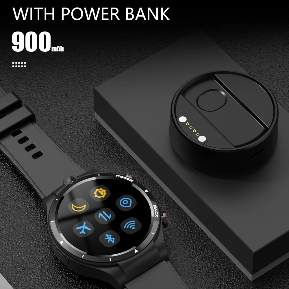 LEMFO LEM15 4G Смарт часы Для мужчин 2021 4 Гб 128 Смарт-часы Android 10 GPS Wifi дуальный Cramera 900 мА/ч