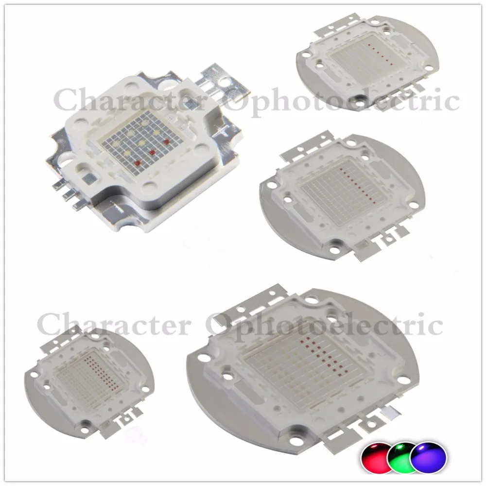 Светодиодный светильник высокой мощности RGB/чип с матрицей RGBW 3W 10 Вт 20 30 50 100