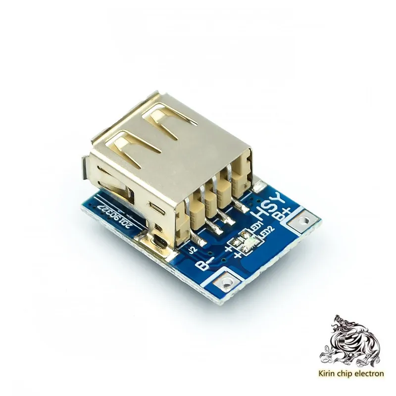 

10PCS/LOT 5V boost plate lithium battery charging protection plate perfume booster board board 134N3P scheme DIY charger