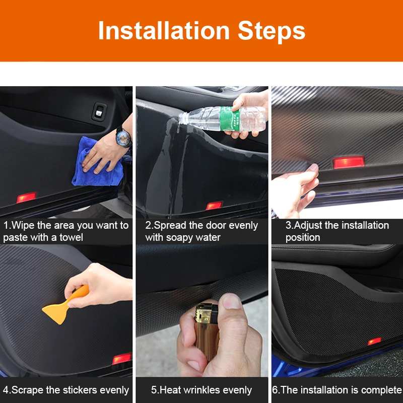 4 шт. углеродного волокна наклейки автомобильные аксессуары для Honda CR-V таможенный