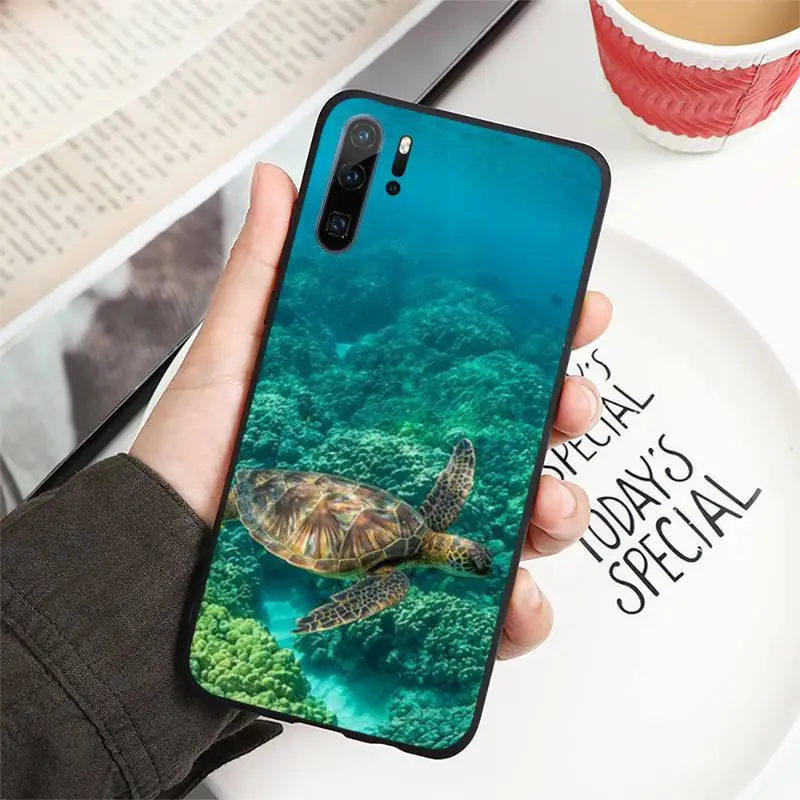 

Sea turtle Phone Case For Huawei P40 P20 P30 lite Pro P Smart 2019 Mate 40 20 10 Lite Pro Nova 5t