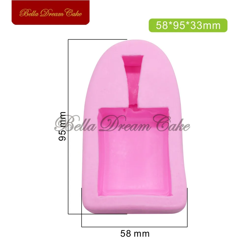3D флакон духов силиконовая форма для помадки шоколада украшения торта своими