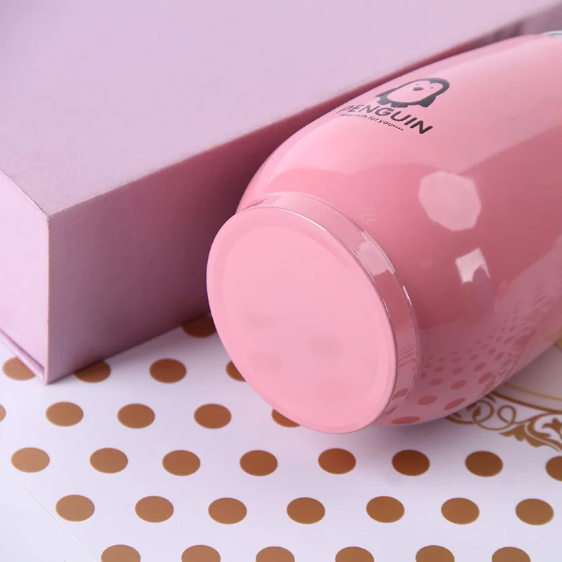 Модная Портативная кружка детская мультяшная Подарочная из нержавеющей стали с