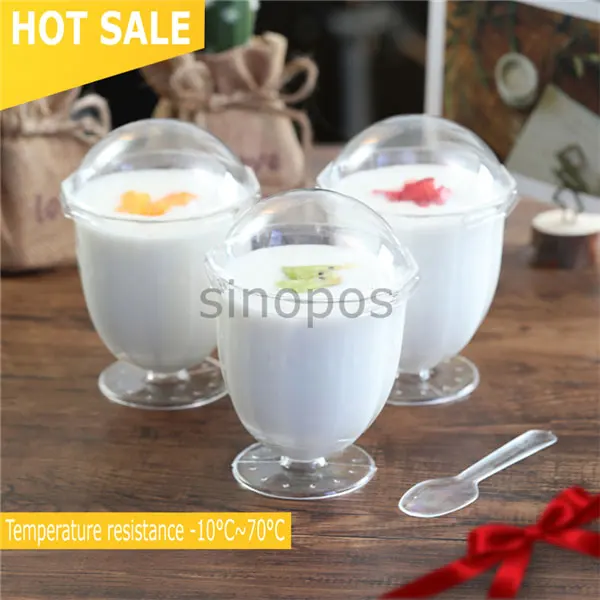 10 шт. прозрачная пластиковая чашка для напитков 145 мл прозрачные чашки