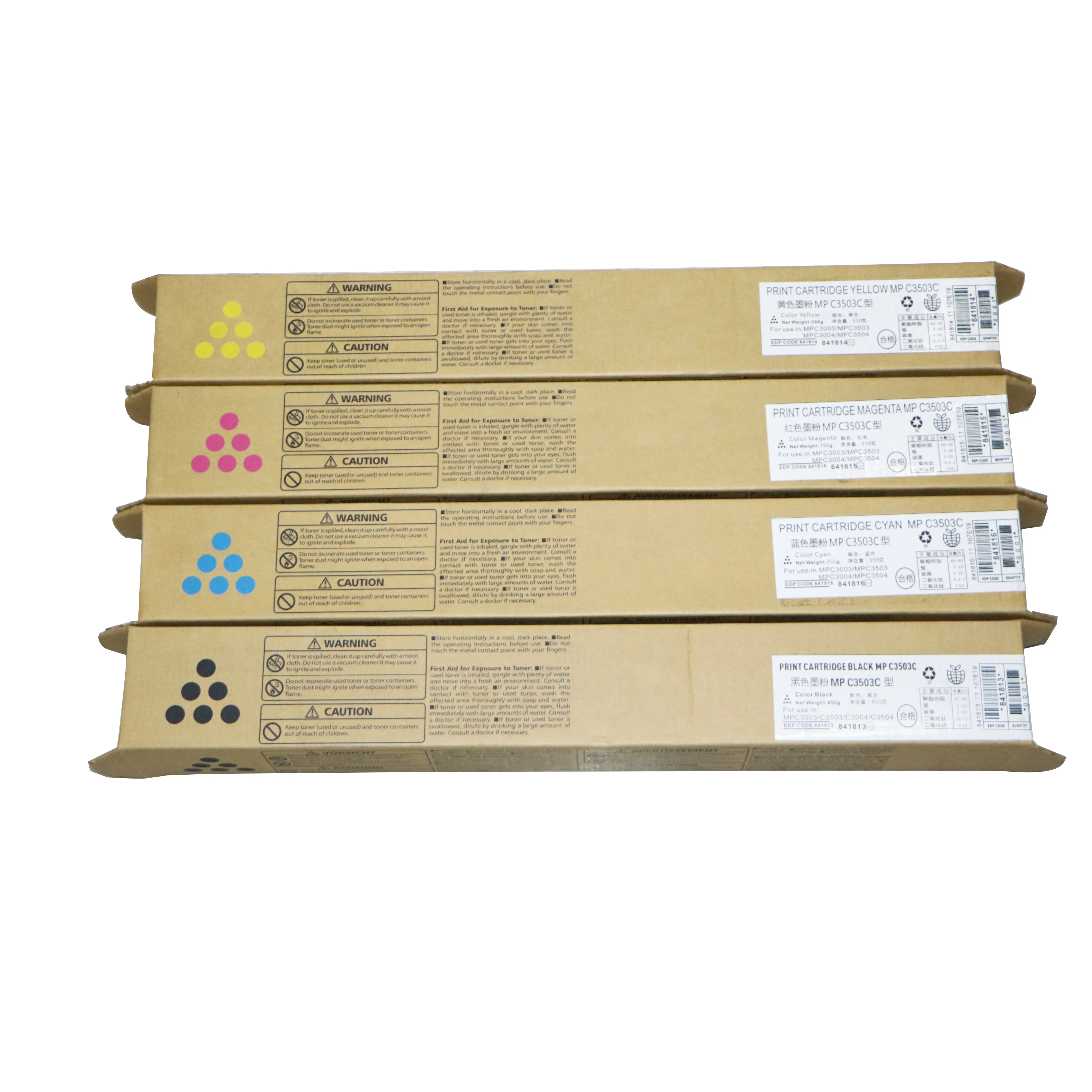 Тонерный порошок CMYK для Ricoh MP C2011 C2003 C2503 C2004 C2504 с оригинальным порошком MPC2011 MPC2003