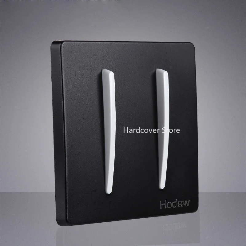 High Quality 86 Retro Black Wall Lamp Push Button Switch 1-4 Gang 1 Way 2 Light 10A 220V | Обустройство дома