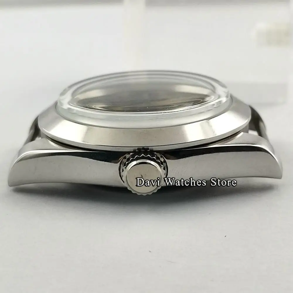 Новинка 40 мм сапфировое стекло/стекло с покрытием без лупы чехол для часов