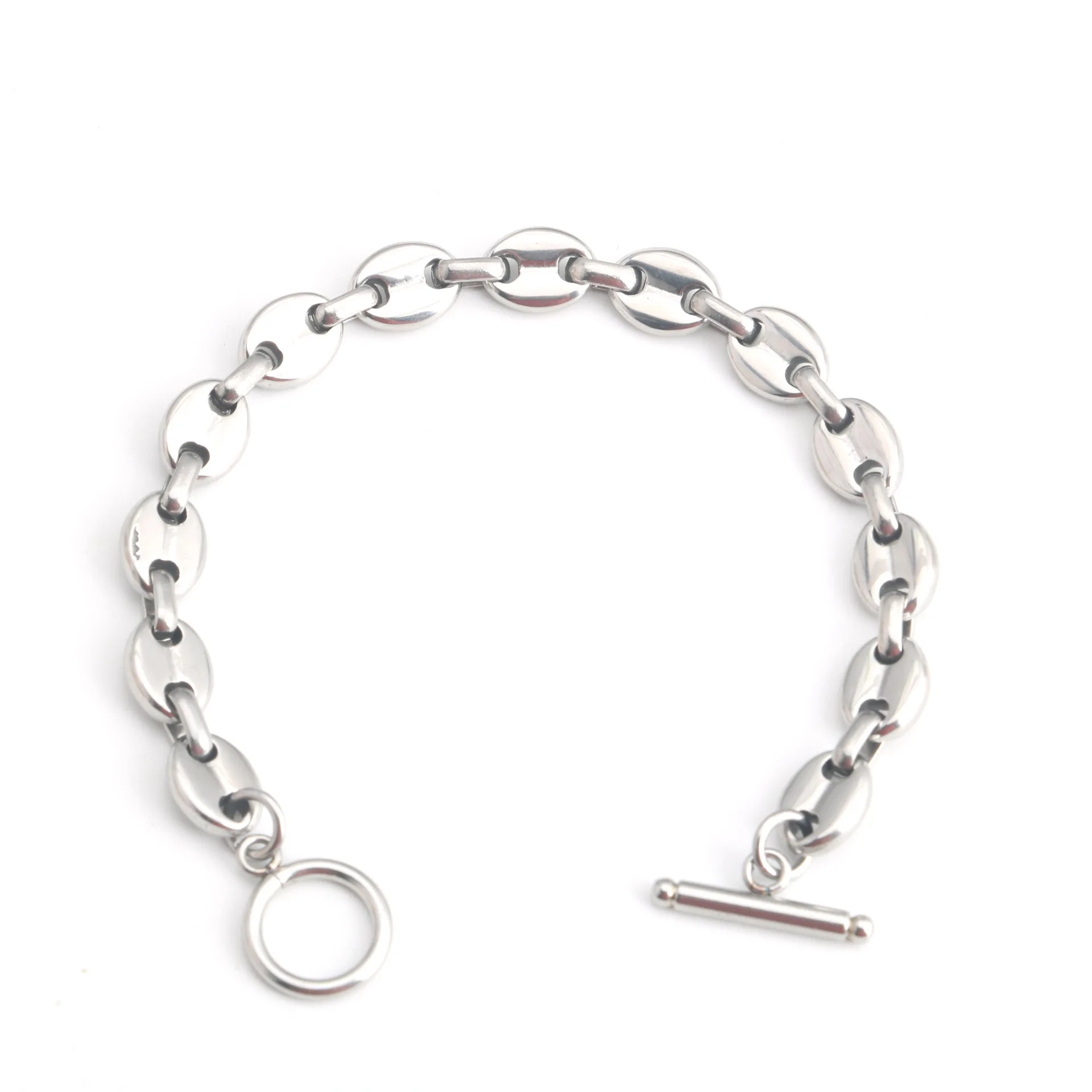 Модный браслет из титановой стали холодный ветер Свинья Нос Женская дикая