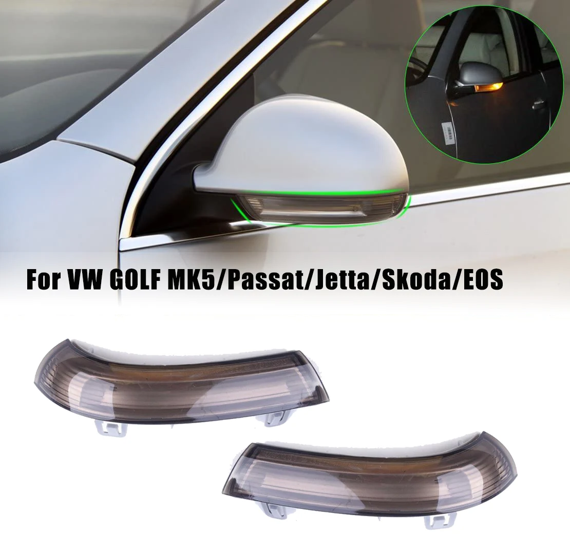 

Car Side Rearview Mirror Turn Signal Light For VW GOLF MK5 Passat Jetta Skoda Reversing Indicator Lamp Blinker 1K0 949 101/102