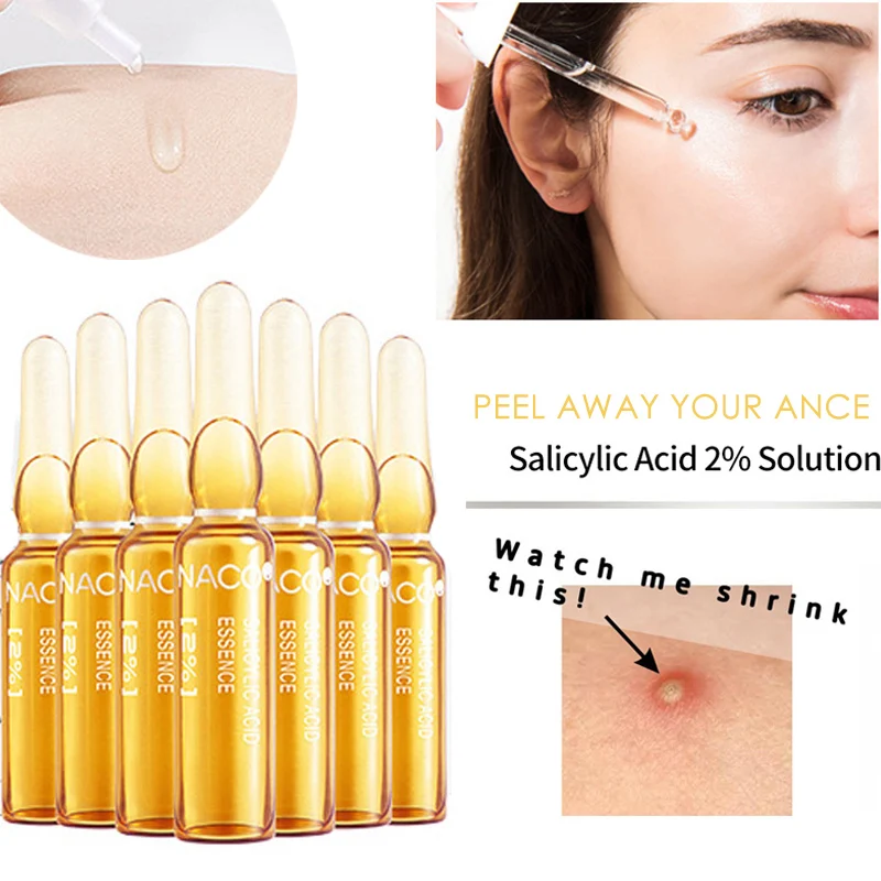Отбеливающая отбеливающая Сыворотка для лица 2% раствора салициловой кислоты