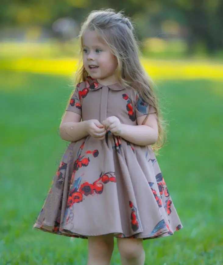

Muslim Printed Flowers Full Abaya Kimono Robe Gowns Tunic Jubah Middle East Ramadan Islamic Prayer Clothing Girls' Dresses