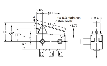 1 шт. оригинальный водонепроницаемый автомобильный микро-замок для двери 3 фута -
