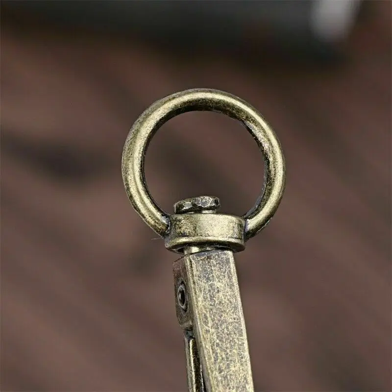 4 шт./металлический держатель для ключей вращающийся триггер застежка лобстер