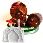 Фея дверь и табуреты грибы силиконовые формы инструменты для украшения тортов из мастики, ремесла, кексы, сахара, конфеты, глина