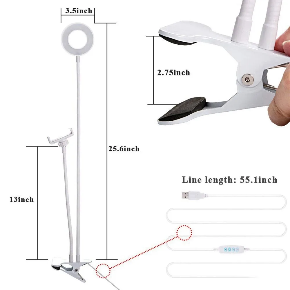 

LED Ring Ligh Selfie Ring Light With Tri-Color Light Tripod Fill Light Photo Live Broadcast Must Be the Same Price No Rivals