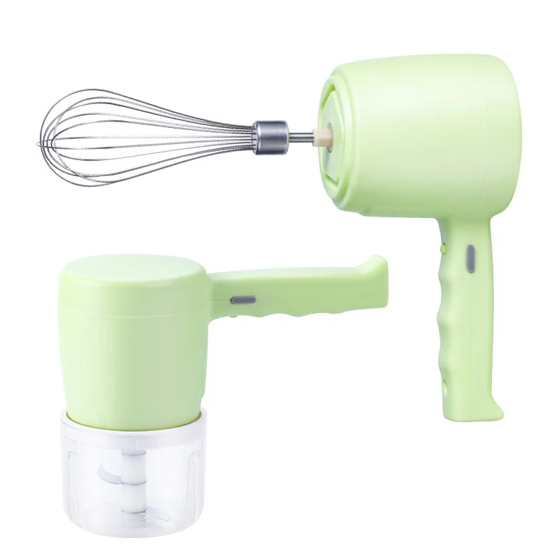 2 in1 Wireless Eectric Whisk Usb Rechargeable Food Supplement Machine Baking Small Mini Blender Automatic Cream Mixer | Бытовая техника