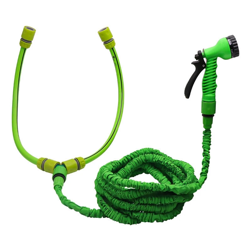 

Садовый шланг, эластичный водяной шланг, с насадкой высокого давления, расширяющийся садовый шланг, герметичный, прочный