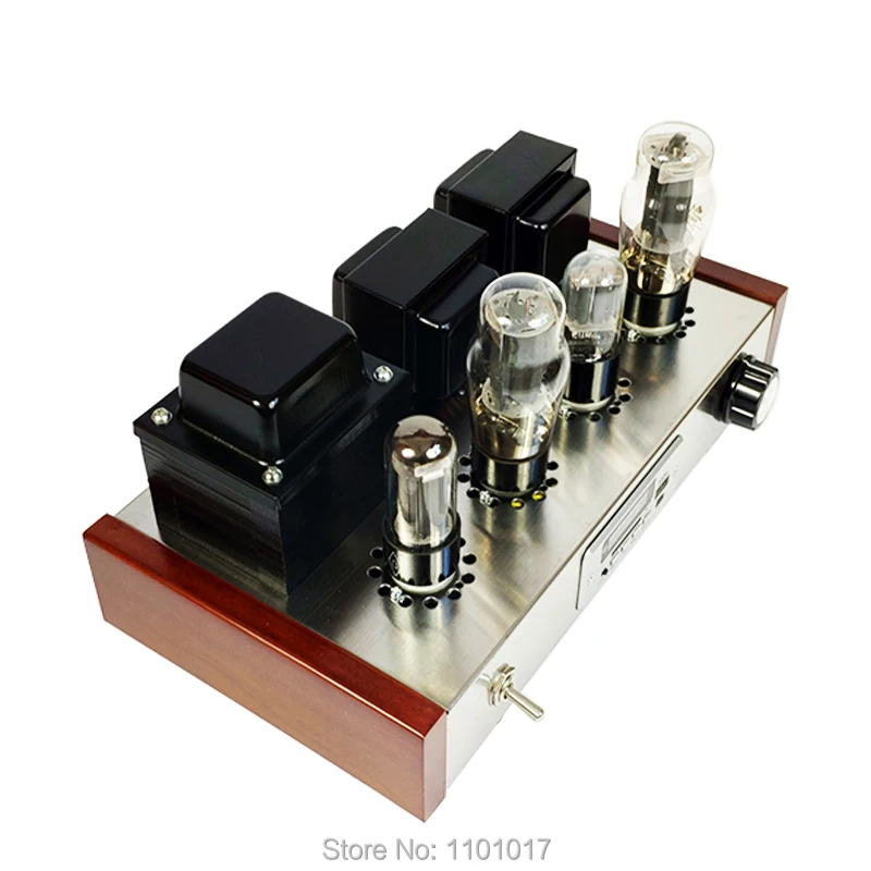 JBH 6H9C 6P3P FM MP3 ламповый усилитель HIFI EXQUIS одиночный 6L6 лампа радио USB ключ файл декодер готовой Amp