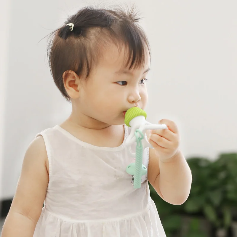 

TYRY.HU Silicone Cute Octopus Teether DIY Chewing Pacifier Accessories Food Grade Silicone BPA-Free Baby Molar Toys