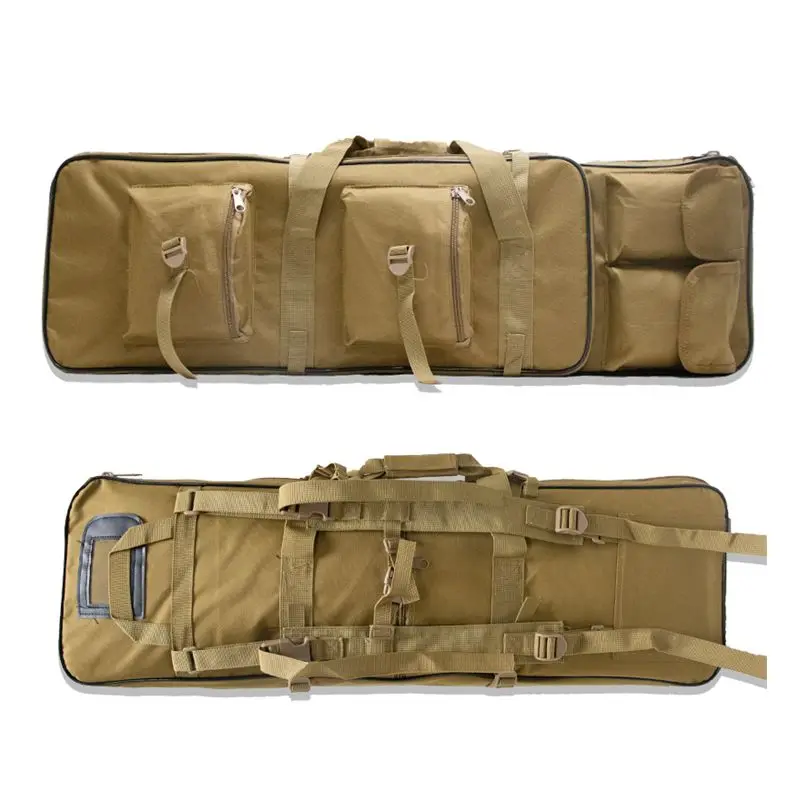 Bolsa de pistola táctica de 81, 94, 115cm, equipo militar al aire libre, bolsa de caza acolchada, bolsa de transporte para Rifle, funda con correa para el hombro, mochila