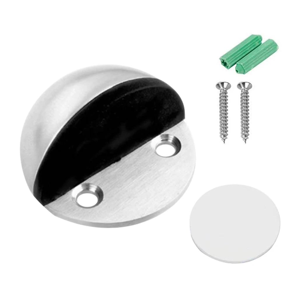 Клейкий стоп для двери стальные наклейки в форме полумесяца дверные