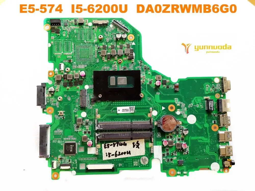 Оригинальная материнская плата для ноутбука ACER E5-574 DA0ZRWMB6G0 протестированная |